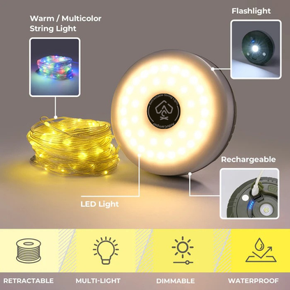 GlowMate™ 4-in-1 String Lights